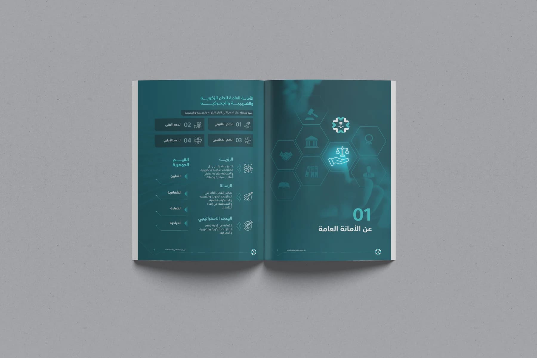 نظام الدليلين — الأغلفة والصفحات الداخلية